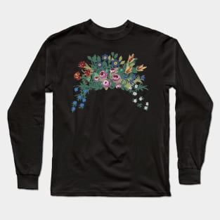 The happy flowers Long Sleeve T-Shirt